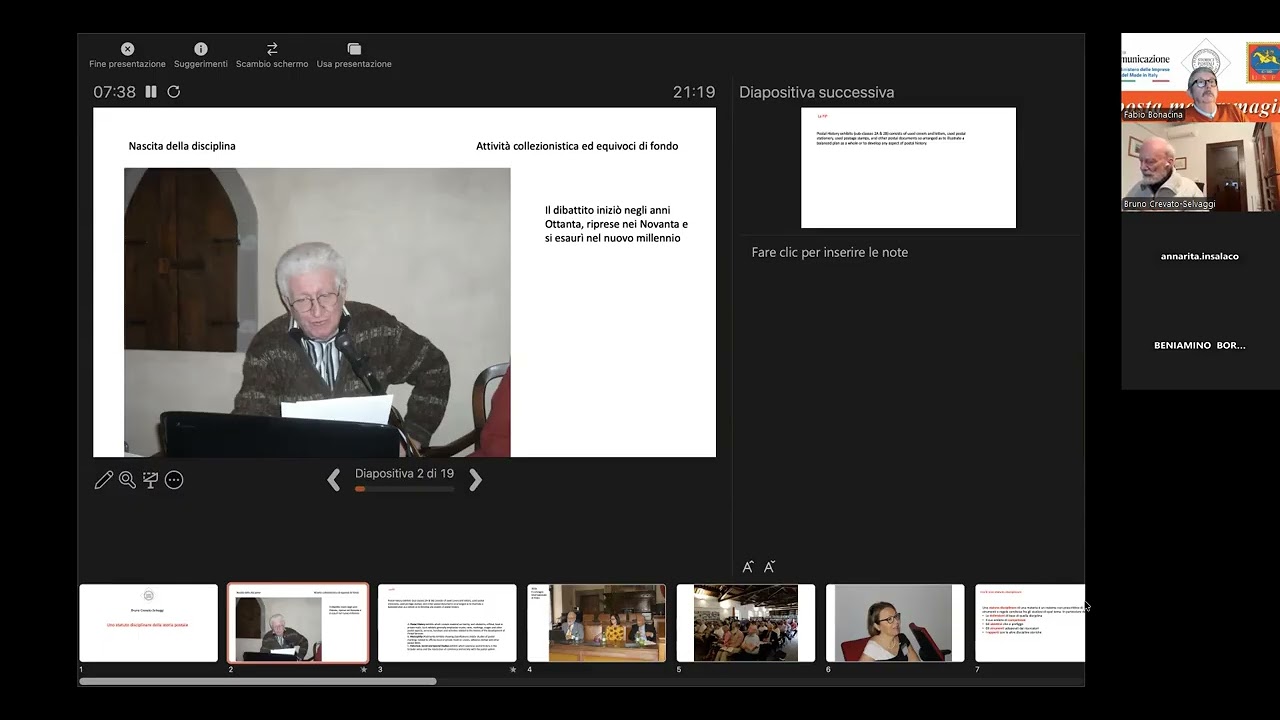 Uno statuto disciplinare della storia postale
