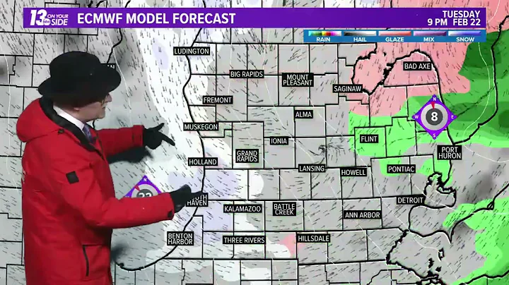 6 pm Weather Forecast - Grand Rapids, MI - Tuesday, February 22, 2022