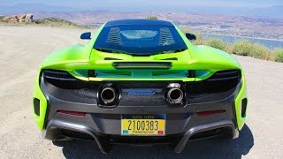 McLaren 675LT SOUND + Driving Footage