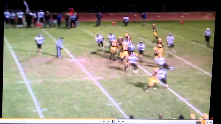 Brett's Gooch first varsity touchdown