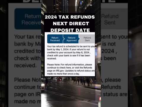 2024 TAX REFUNDS NEXT DIRECT DEPOSIT DATE FOR TAX REFUNDS #taxrefund #2024 #irs #directdeposit