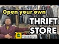 How to Start a Thrift store ? step by step guide #thrifthaul