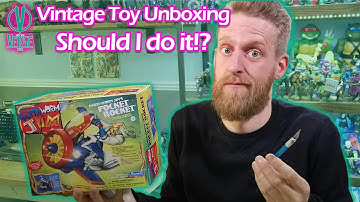 Vintage Toy UNBOXING !! Sealed Earthworm Jim Pocket Rocket