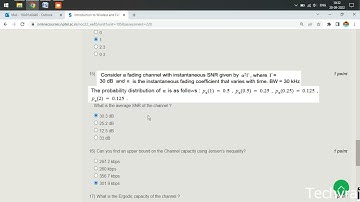 Introduction to Wireless and Cellular Communications, WEEK - 8, nptel 2022,Assignment Answers.
