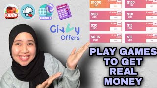 HOW TO EARN REAL MONEY GIVVYOFFERS WEBSITE | FREE WEBSITE TO MAKE MONEY BY PLAYING GAMES (ENGLISH) screenshot 4