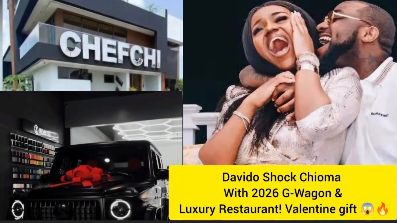 Davido Shock Chioma With 2026 G-Wagon & Luxury Restaurant! Valentine gift! 😱🔥