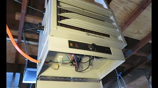 How to Install an Electric Garage Heater:  Comfort Zone Model CZ220