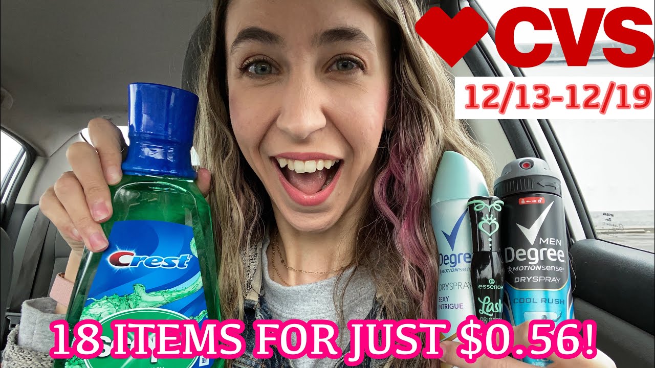 CVS HAUL 12/13-12/19 EASY FREEBIES | I PAID $0.56 FOR 18 ITEMS!
