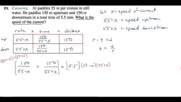 Applications of Rational Equations: Motion Problems 2
