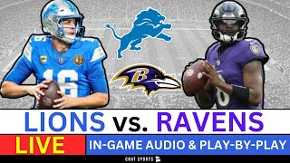 Lions vs. Ravens Live Streaming Scoreboard, Play-By-Play, Game Audio & Highlights | NFL Week 3