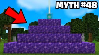 Busting 54 Minecraft Myths in 24 Hours!