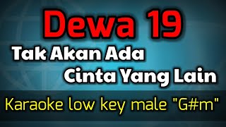 tak akan ada cinta yang lain - dewa 19(karaoke male low key)