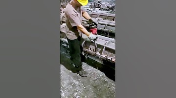 The process of unloading the screws = good tooling increases efficiency