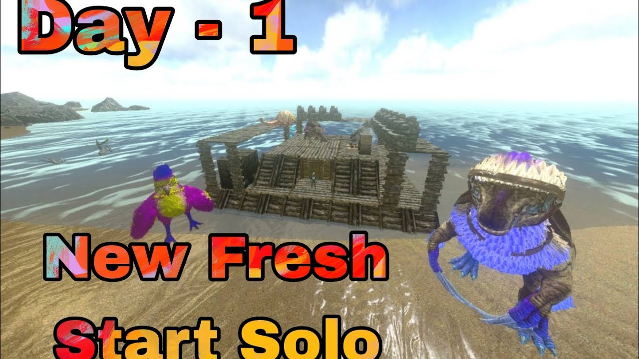 Fresh start solo - Ark Mobile Legit Server Ark Bob play Pvxc