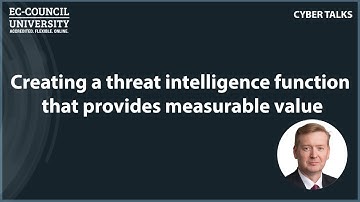 Creating a threat intelligence function that provides measurable value by Chris Williams
