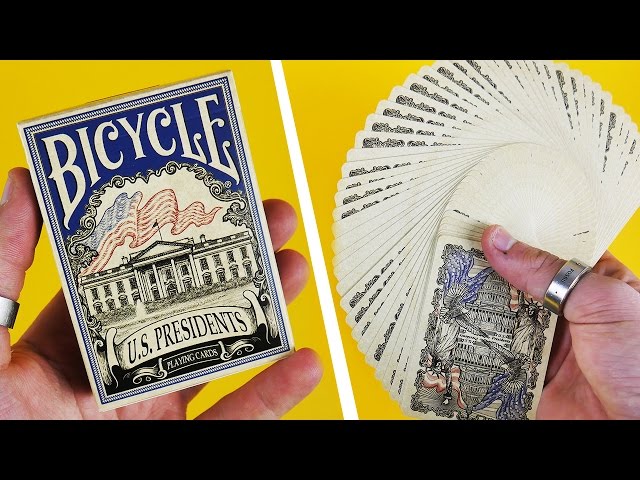 Baralho Bicycle U.S. Presidents Azul Cidade do Poker - Cidade do