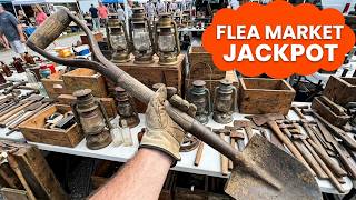 FLEA MARKET RARE FIND TREASURE HUNT SHOPPING FOR ANTIQUES AT THE ROMONA FLEA MARKET JACKSONVILLE FL