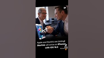 starlink and apple 😱#apple #starlink #elonmusk #trending #iphone #network #short