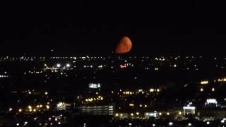 Moonset in Chicago Time-Lapse the Night of 7/1/2017