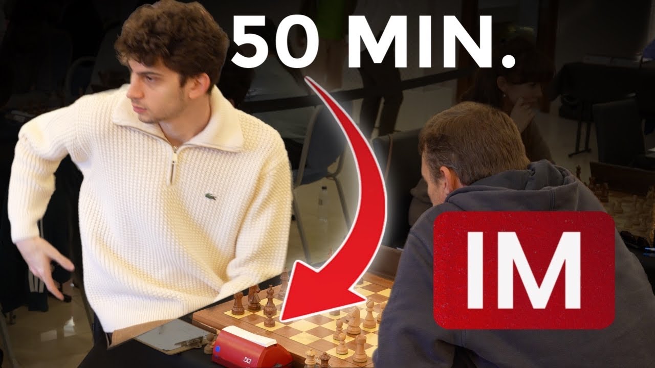 Chess Master Thinks 50 MINUTES for GENIUS Move
