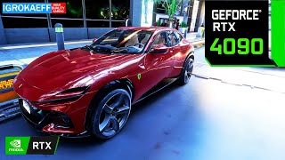 Cyberpunk 2077 (Ferrari Driving) - Ultra Photorealistic Played Using A RTX 4090 | Real Life Graphics