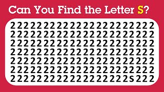 【Easy, Medium, Hard Levels】Can you Find the Odd Letter in 15 seconds? screenshot 4