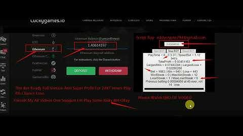 LuckyGames.io My Full Version Bot ( SCRIPT PART 30)  Mega Super Bot All Coins 24 Hours Working