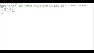 Python program : WAP in string to check both string are same or not 