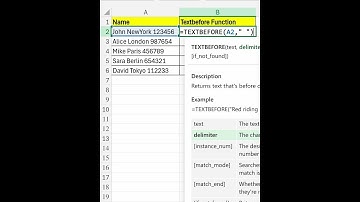 Extract Name Using TextBefore Function In Excel #exel #learnexcel #exceltips #exceltricks #learn