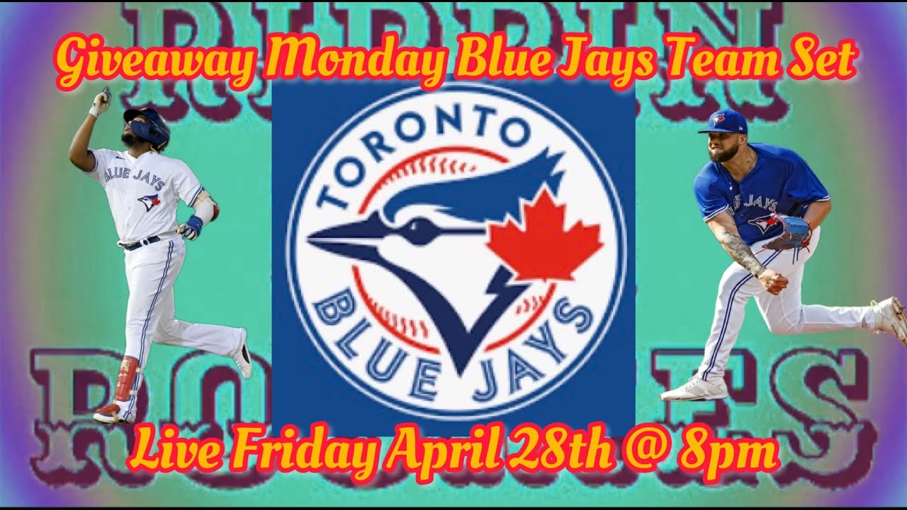 Toronto Blue Jays Team Set Giveaway!! Live Friday April 28th 8pm