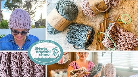 Ep 1100 Decrease knit hat crown on magic loop and Dpn knitting the KO show