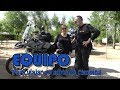 Equipo para viajar en moto de camping