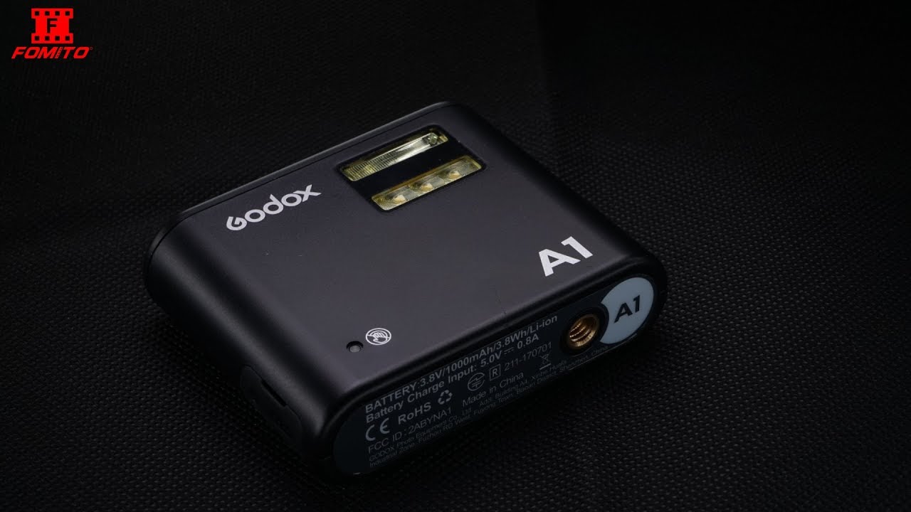 godox A1 小型フラッシュ　ディスコン　携帯app連動　カメラ同調 スマートフォンとワイヤレスで連動する「GODOX A1フラッシュ」が