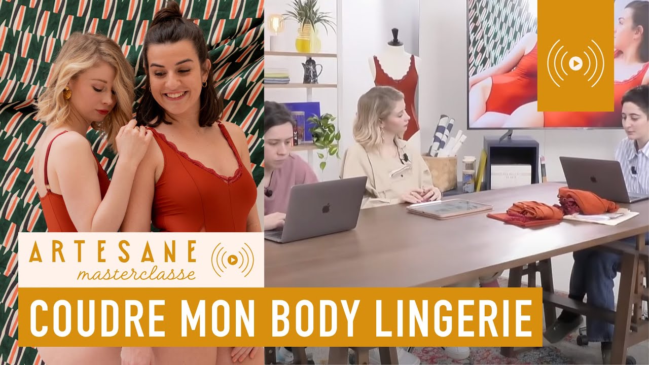 J'apprends à coudre mon body lingerie avec Charlotte Jaubert