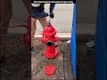 Why do people turn on the water taps on the side of the road?