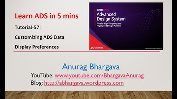 Tutorial-57: Customizing ADS Data Display Preferences