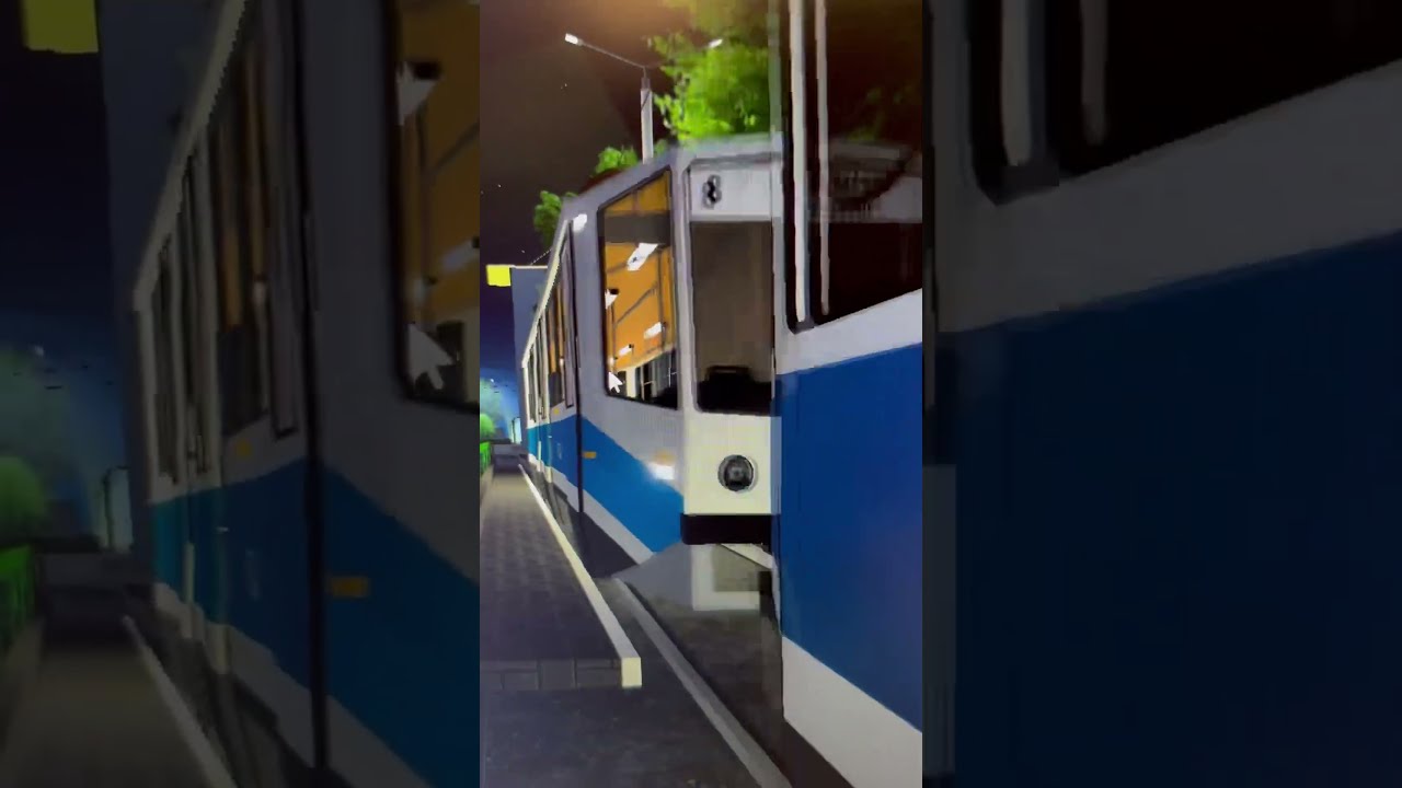 Tramvaiul KTM 8 SME 3525 3526 Paraseste Statia Toshkent Vokzali 