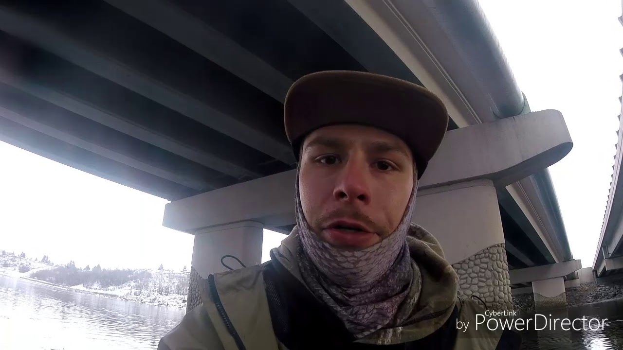 Fly fishing for whitefish on Calgary's bow river ! - YouTube