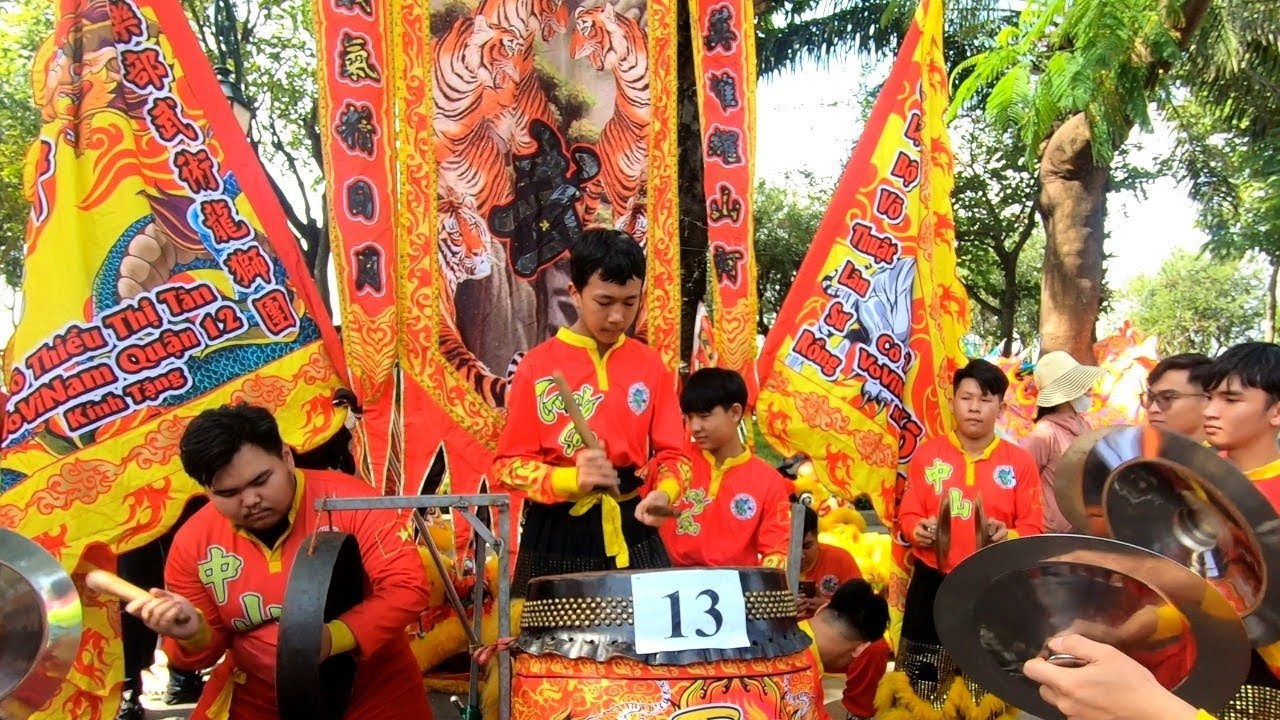 Tổng hợp Các đoàn đánh trống múa lân - Mừng Lễ Kỳ Yên Đình Tân Lân 2025 - New Sài Gòn