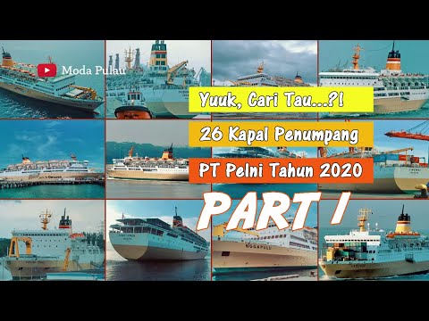 26 Kapal Penumpang PT Pelni Yang Masih Aktif Beroperasi Tahun 2022 (part 1)