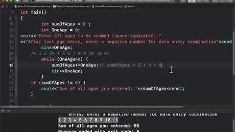 Looping  Control Structure Video 2 - Sentinel controlled loop