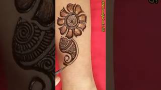 Sanas New Simple Arabic Mehandi Design