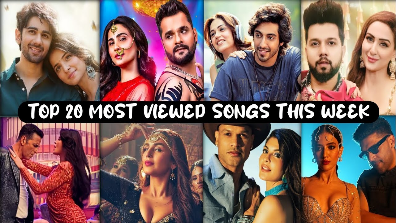 Top 20 Most Viewed Songs On YouTube This Week | Past 7 Days Most Viewed Indian Songs On YouTube