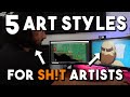 5 great game art styles for bad artists