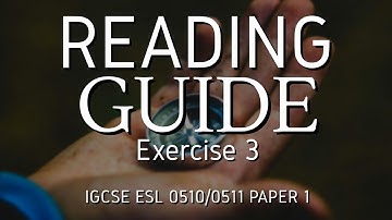 Ace Exercise 3 in IGCSE ESL 0510/0511: Identify Key Words & Use Predictive Thinking for High Scores!