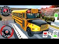 School Bus Driving Offroad Simulator - Gas Station 2 Highway Service - Android GamePlay #4