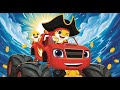 Blaze and Baby Shark's Treasure Hunt