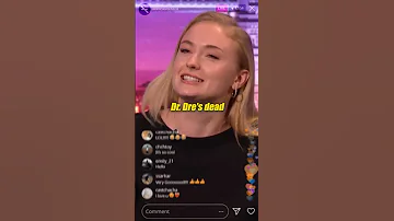 Sophie Turner Slim Shady Feat Eminem James Corden Shorts 
