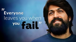 Inspiring story of Rocking Star Yash (KGf) |  English speech with subtitles