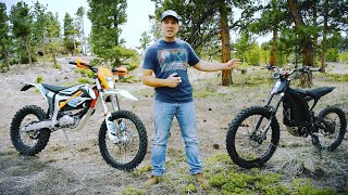 KTM FREERIDE EXC vs. SURRON X | Electric Dirt Bike Test